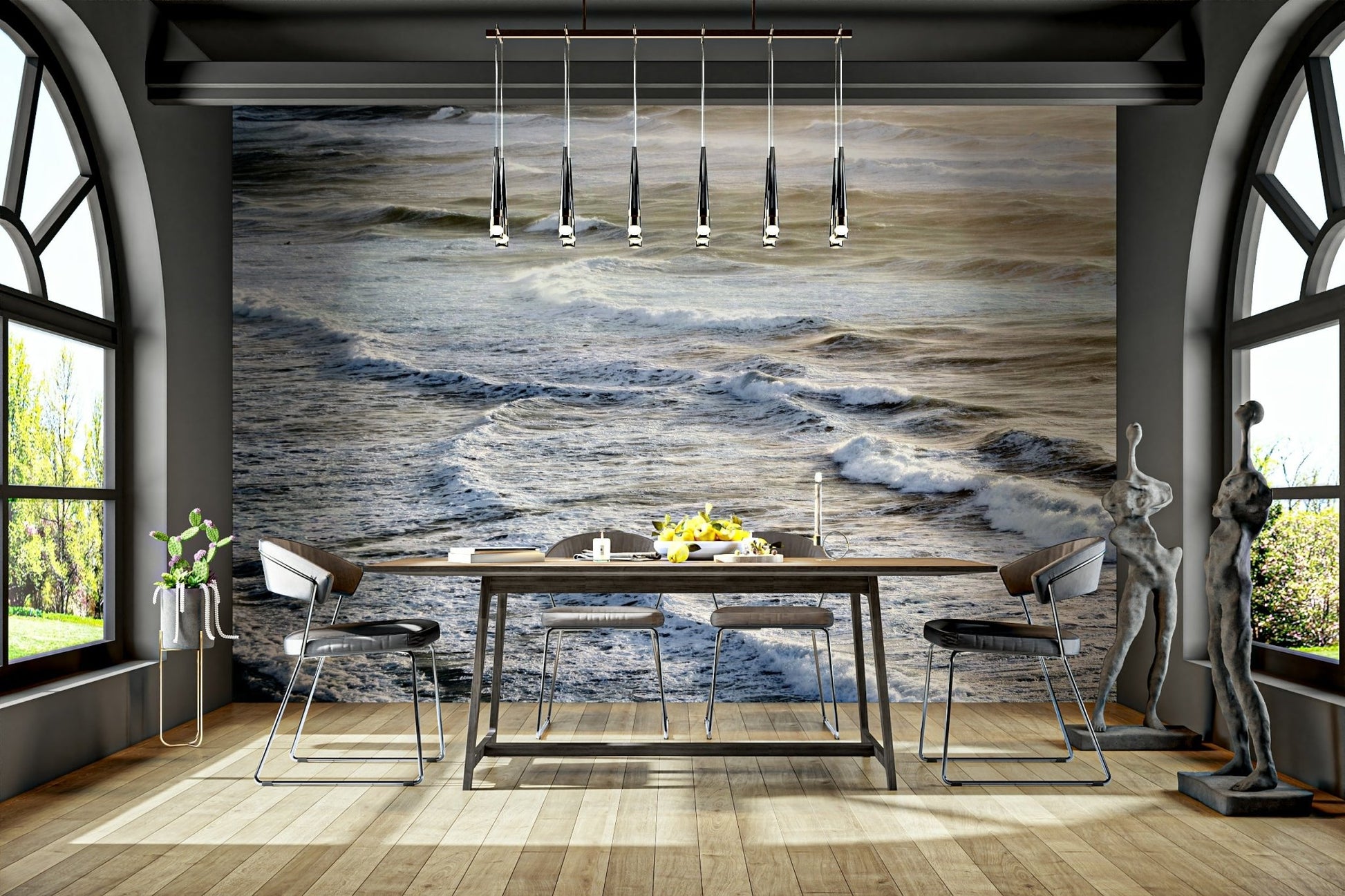 Infinite Sea Wall Mural