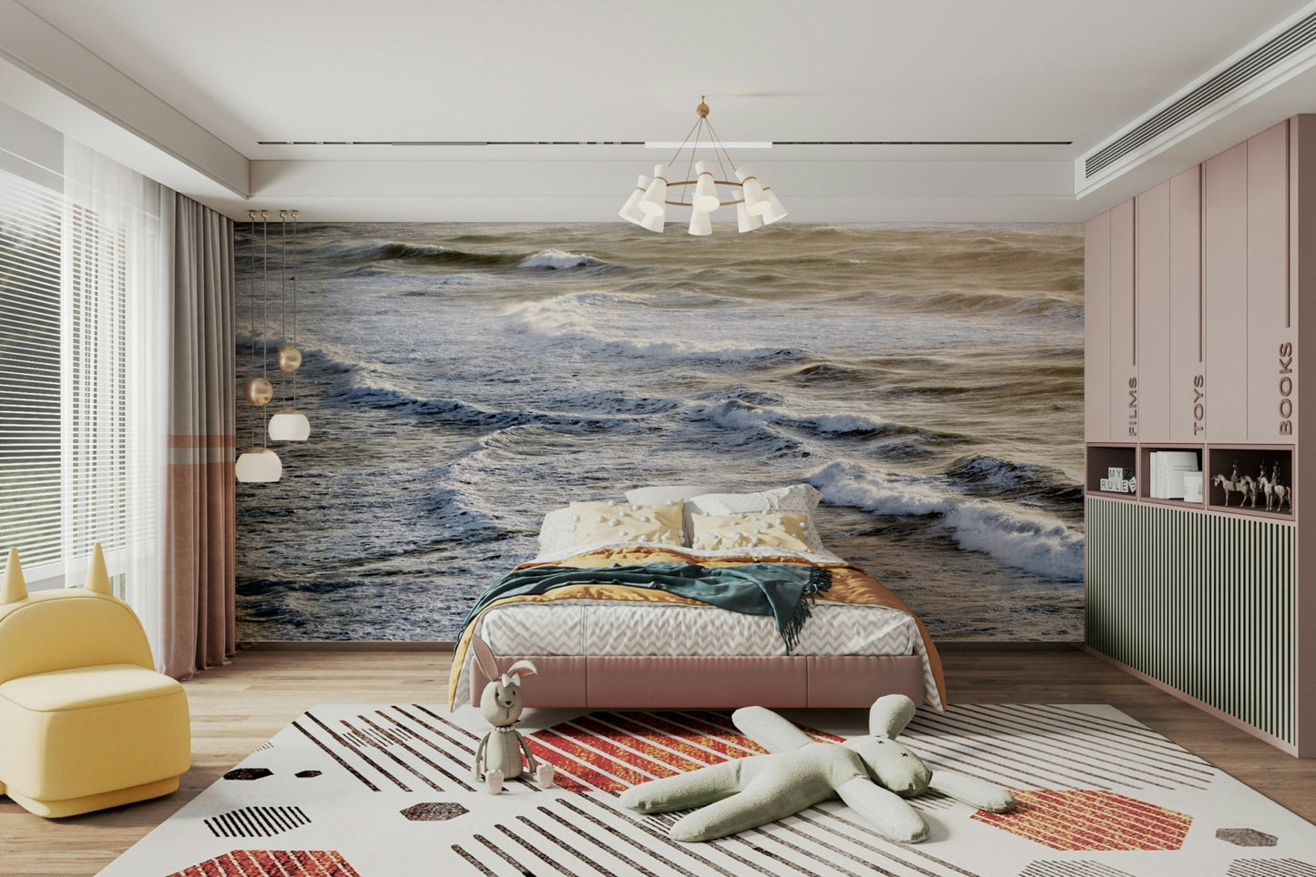 Infinite Sea Wall Mural