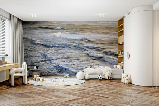 Infinite Sea Wall Mural with rolling whitecapped waves GD4895
