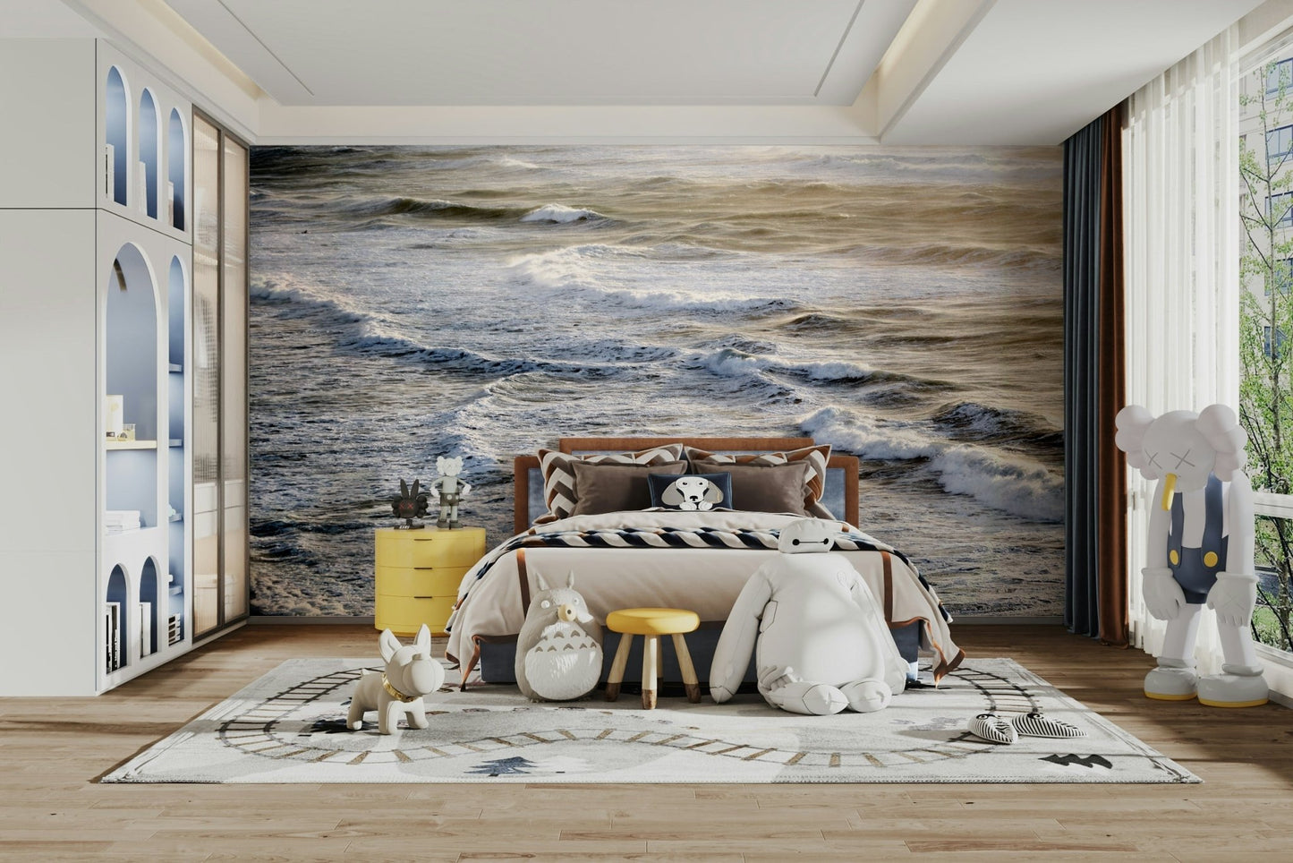 Infinite Sea Wall Mural