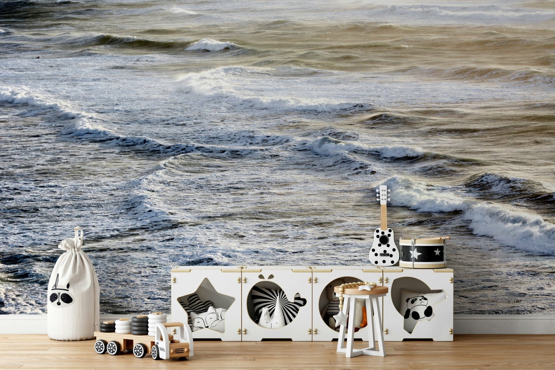 Infinite Sea Wall Mural