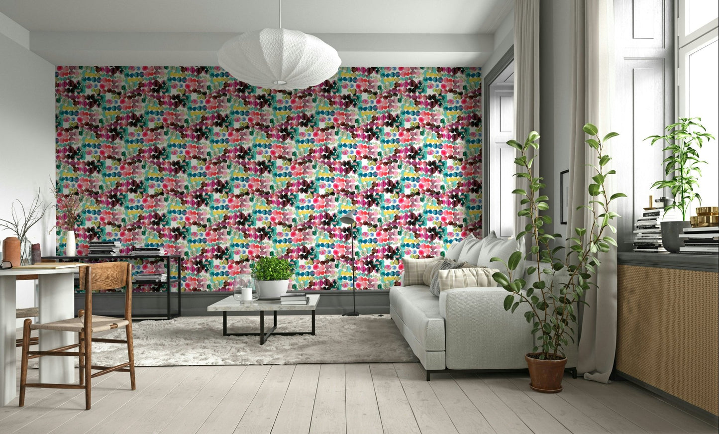 Modern abstract dot wallpaper, GD877