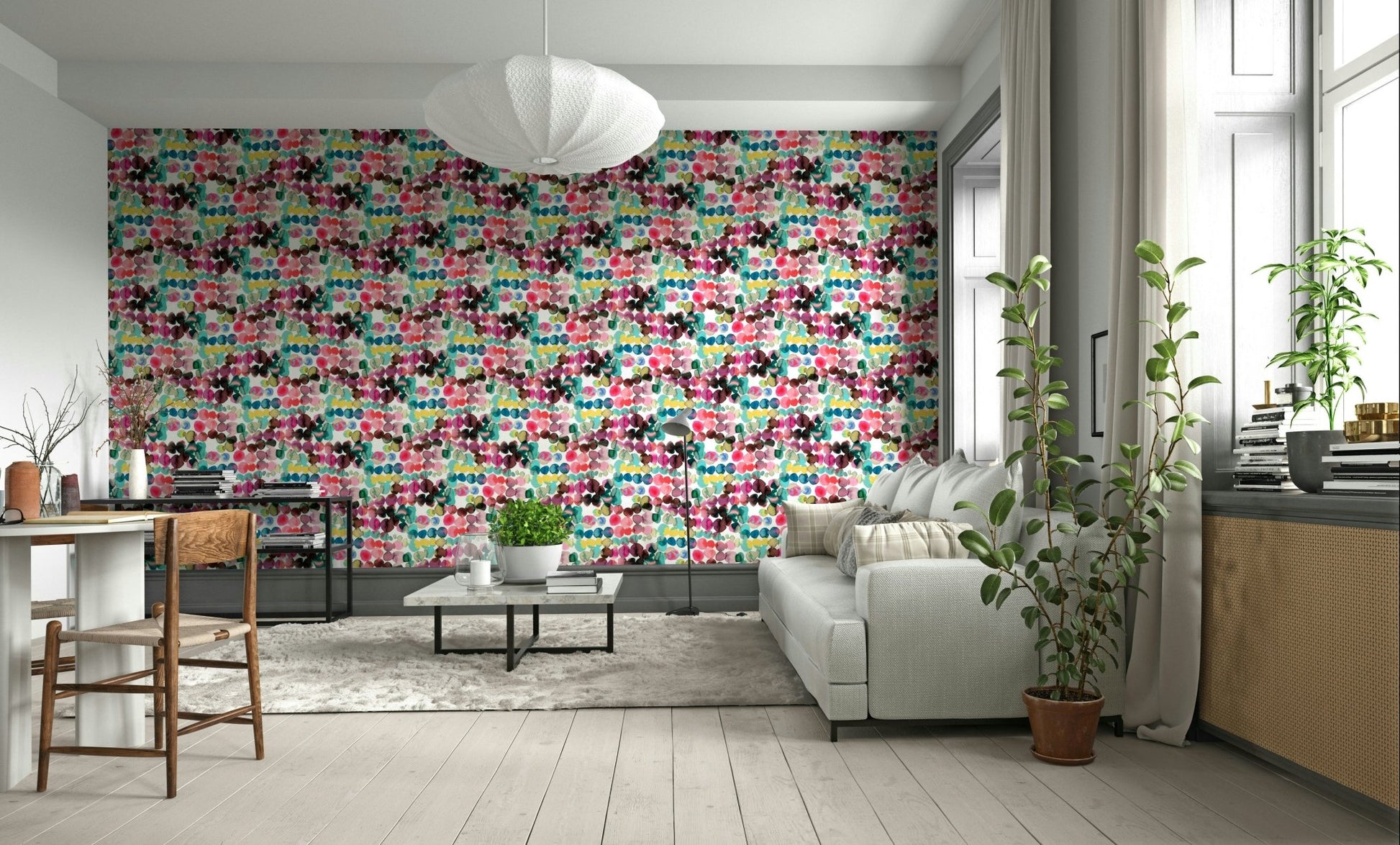 Modern abstract dot wallpaper, GD877