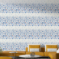 Watercolor floral mural wallpaper

