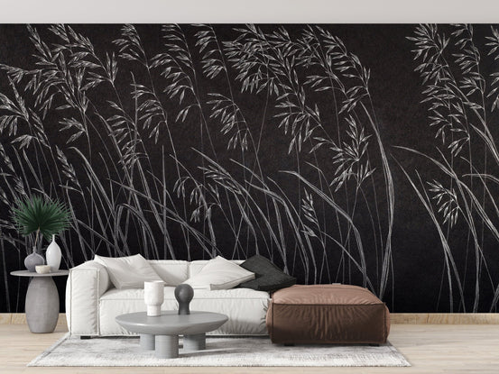 Dark Artistic Reeds Wallpaper A500
