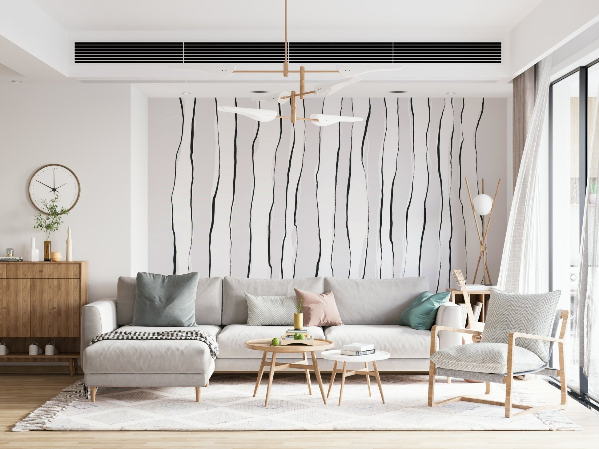 Ink Flow Wall Mural -2312227