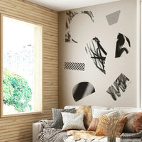A serene flowing design wall mural for your decor.

