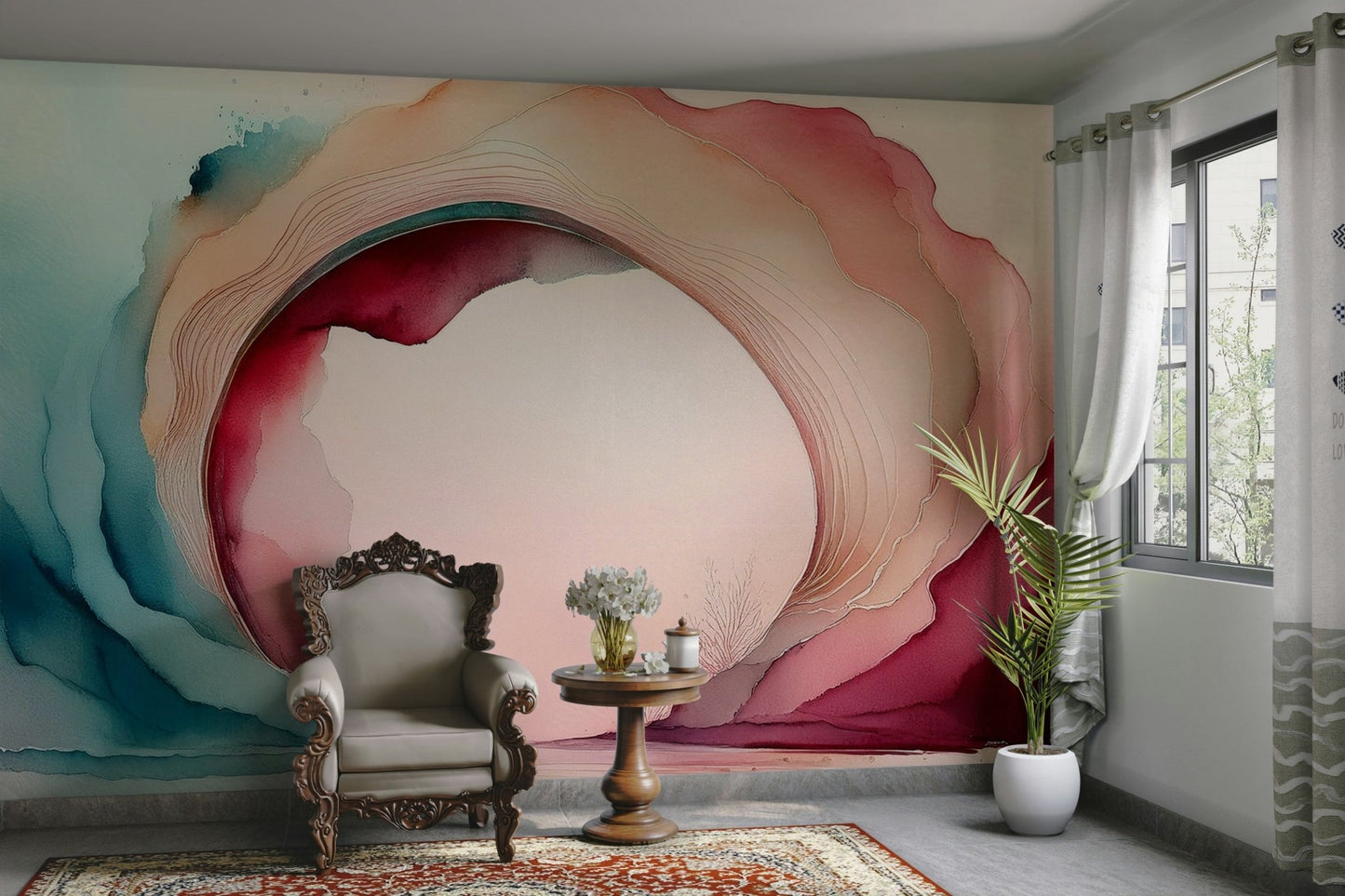 Intricate dream cave design for unique wall art.

