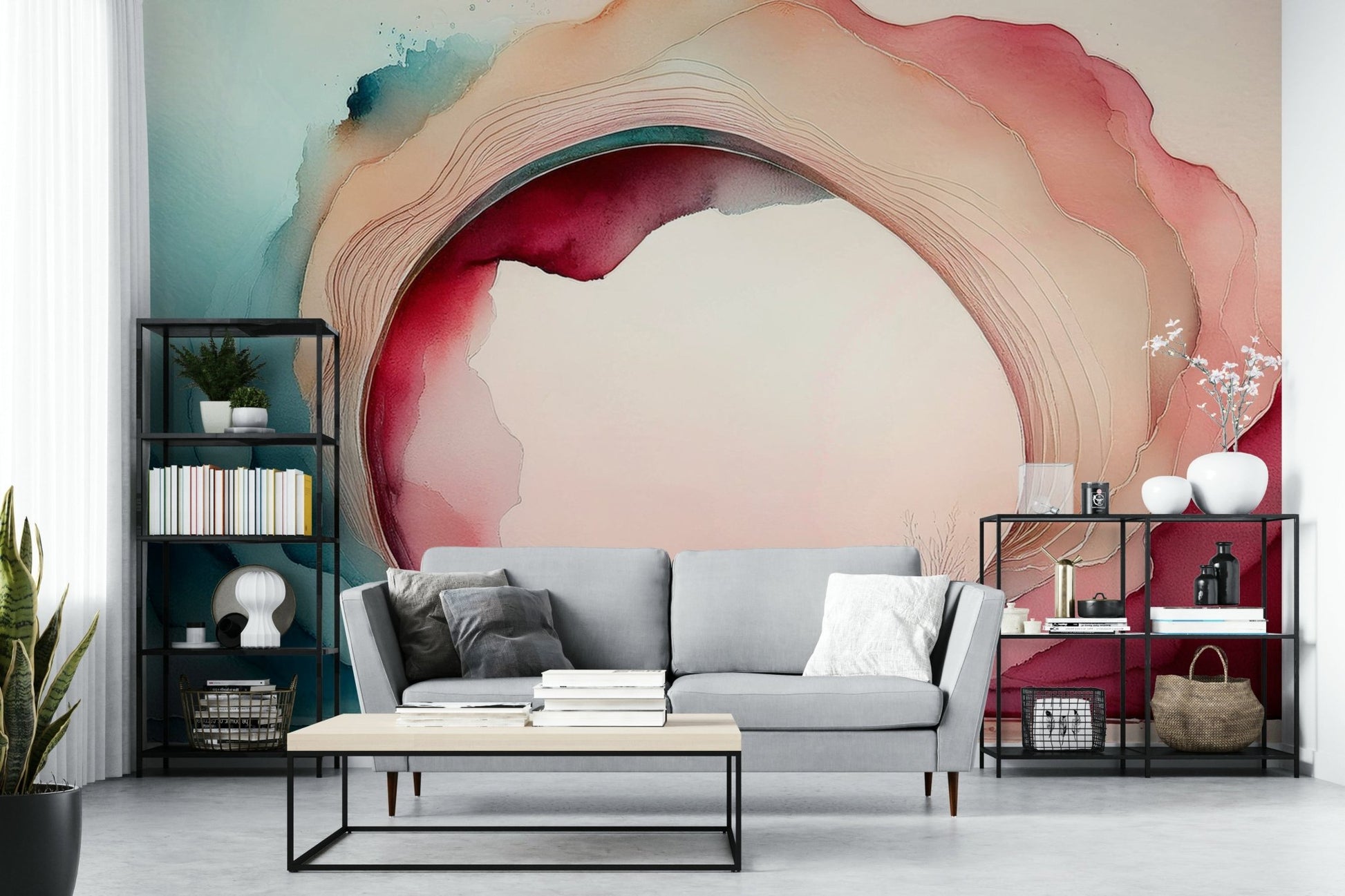 Stunning dream cave wall mural for interior styling.

