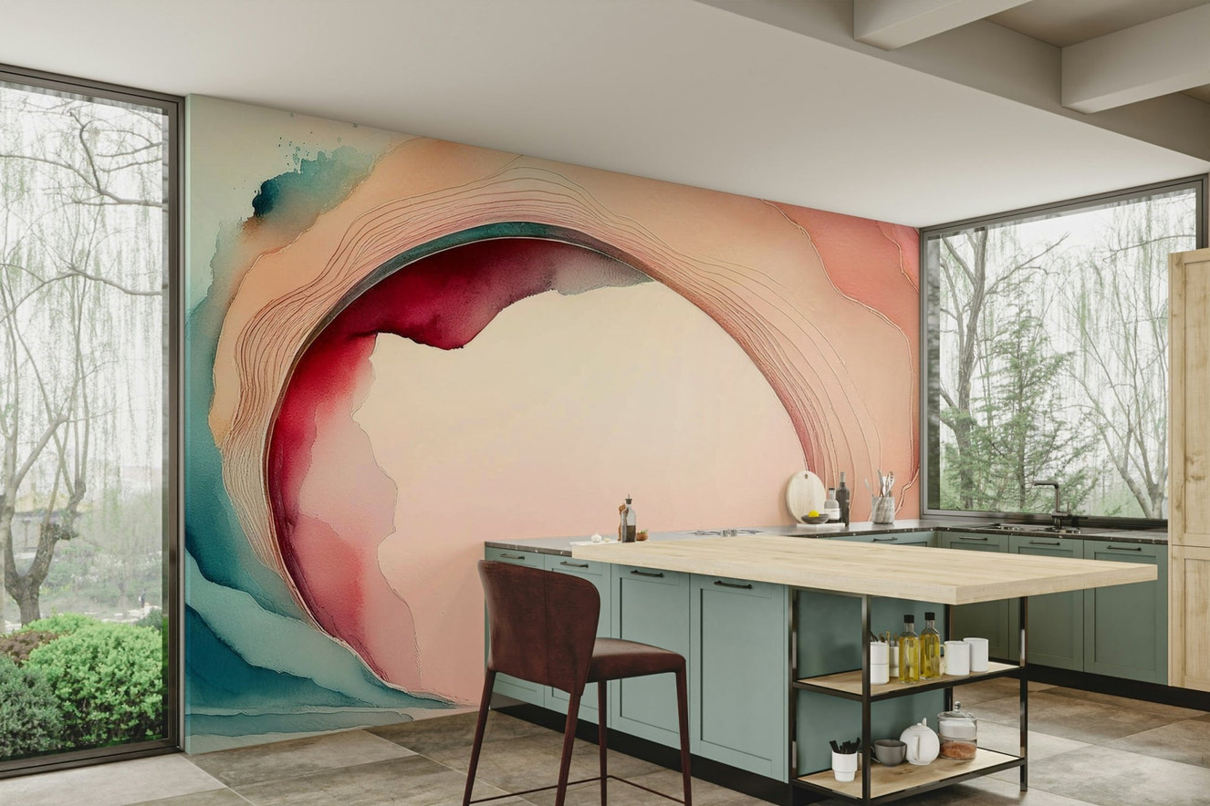 Dream Cave wall mural for mystical room decor.

