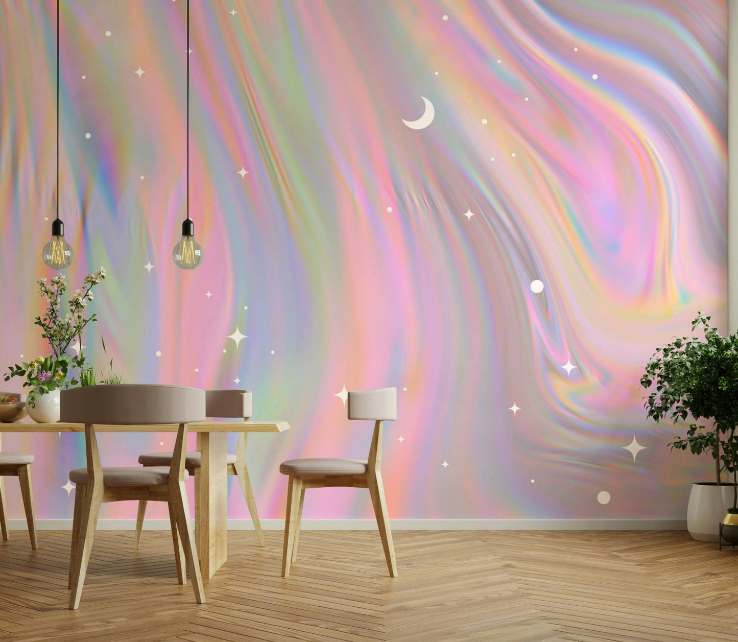 Easy-to-apply artistic mural, GD921