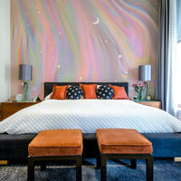 Modern iridescent wall mural, GD921