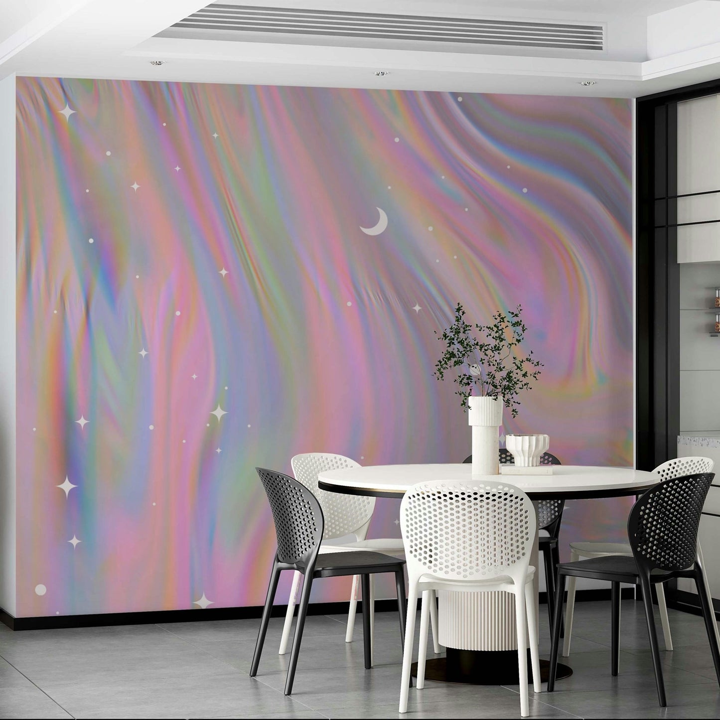 Pastel flow wallpaper for interiors, GD921