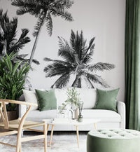 Coastal palm trees island vibe

