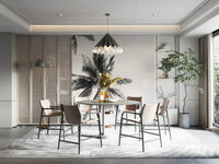 Black and white island scenery

