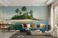 The water reflects the colors of the sky.

