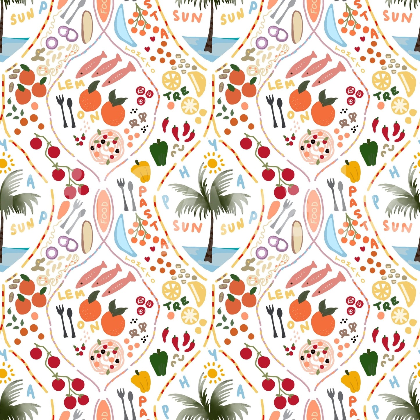 Island Feast Wallpaper⁠