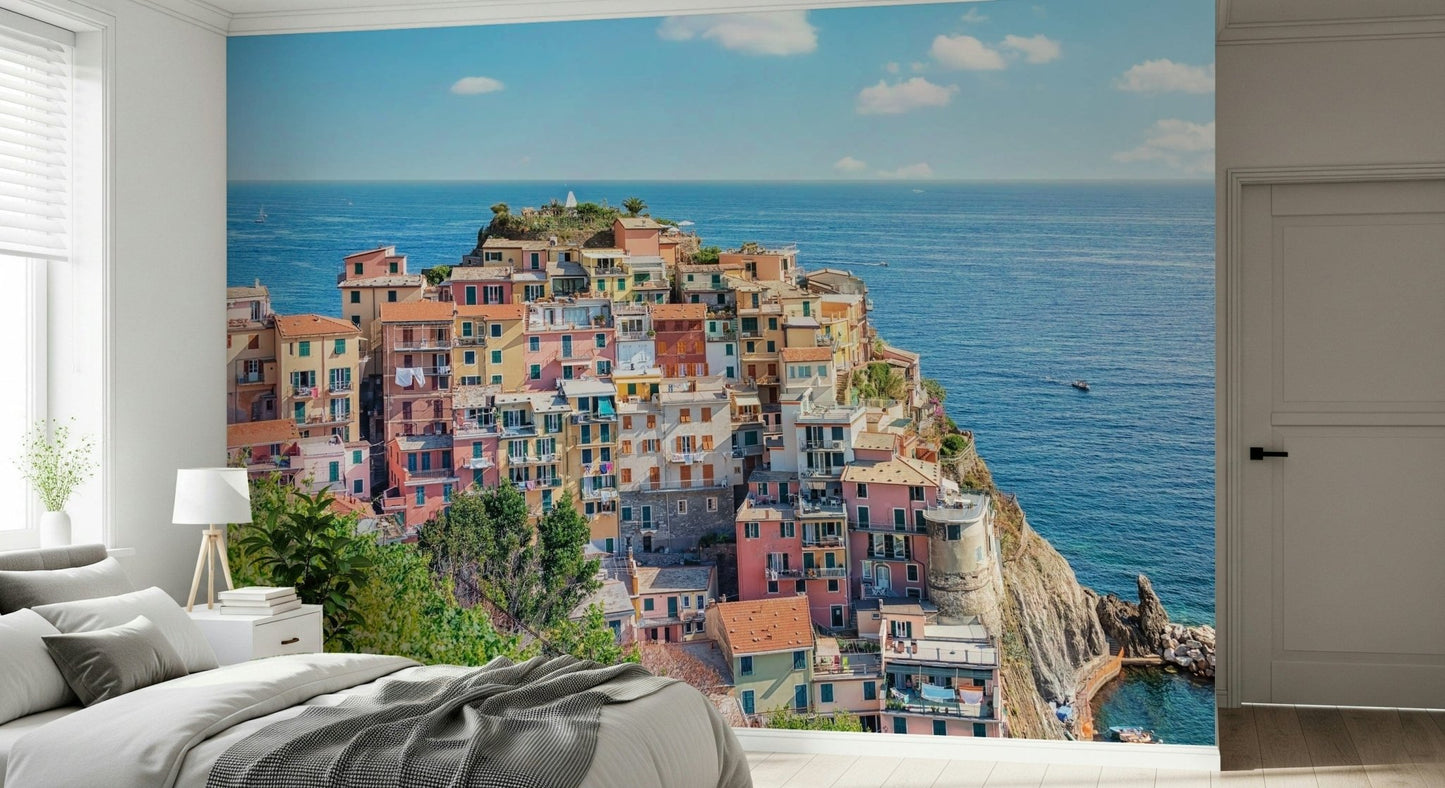 Italian Coastline Charm Wall Mural