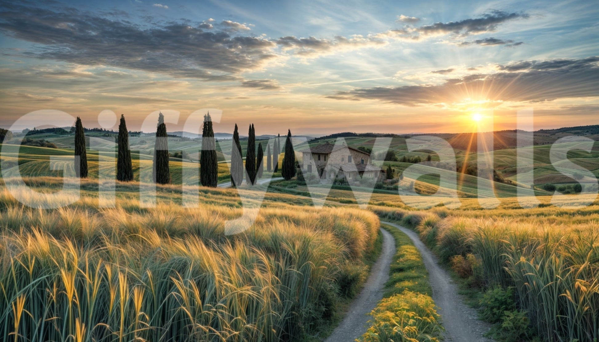 The colors are natural and soothing.

