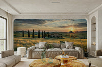 The scene has a warm and serene atmosphere.

