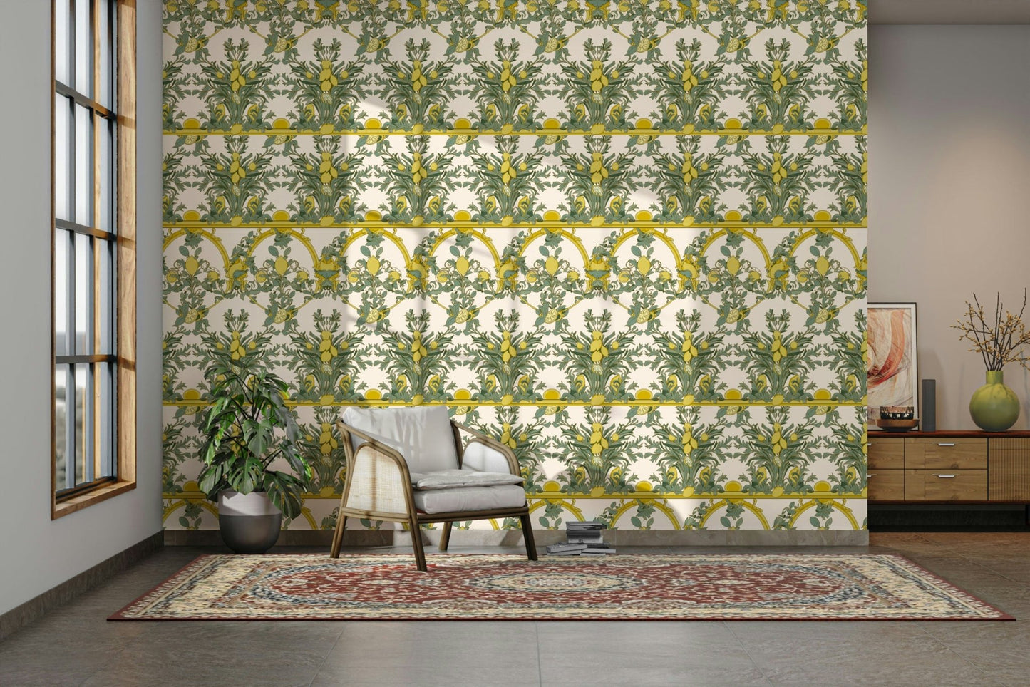 Italian Grotesque with Lemons Wallpaper⁠ GD3984
