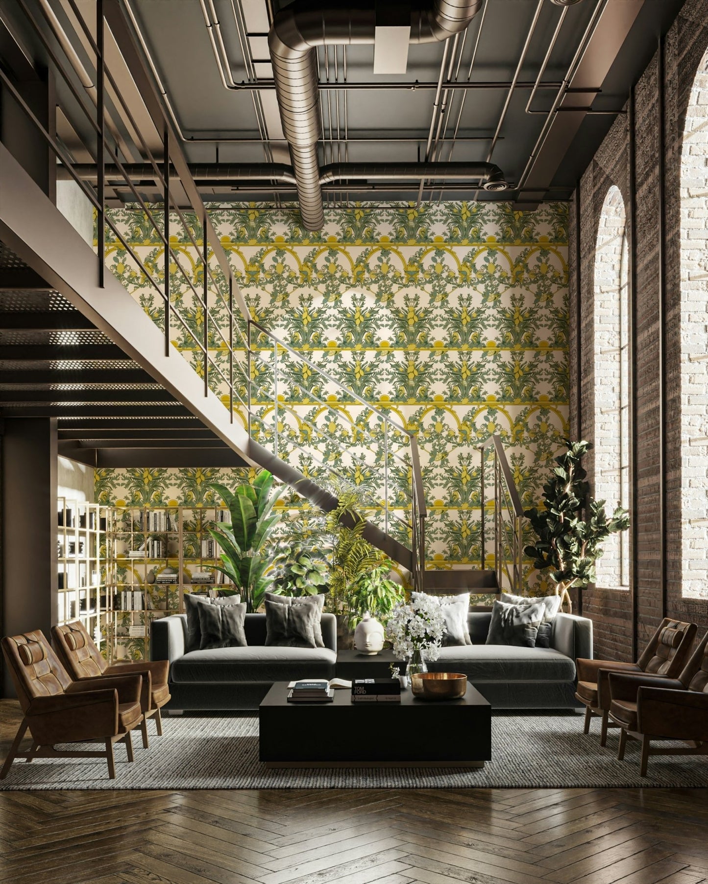 Italian Grotesque with Lemons Wallpaper⁠ GD3984