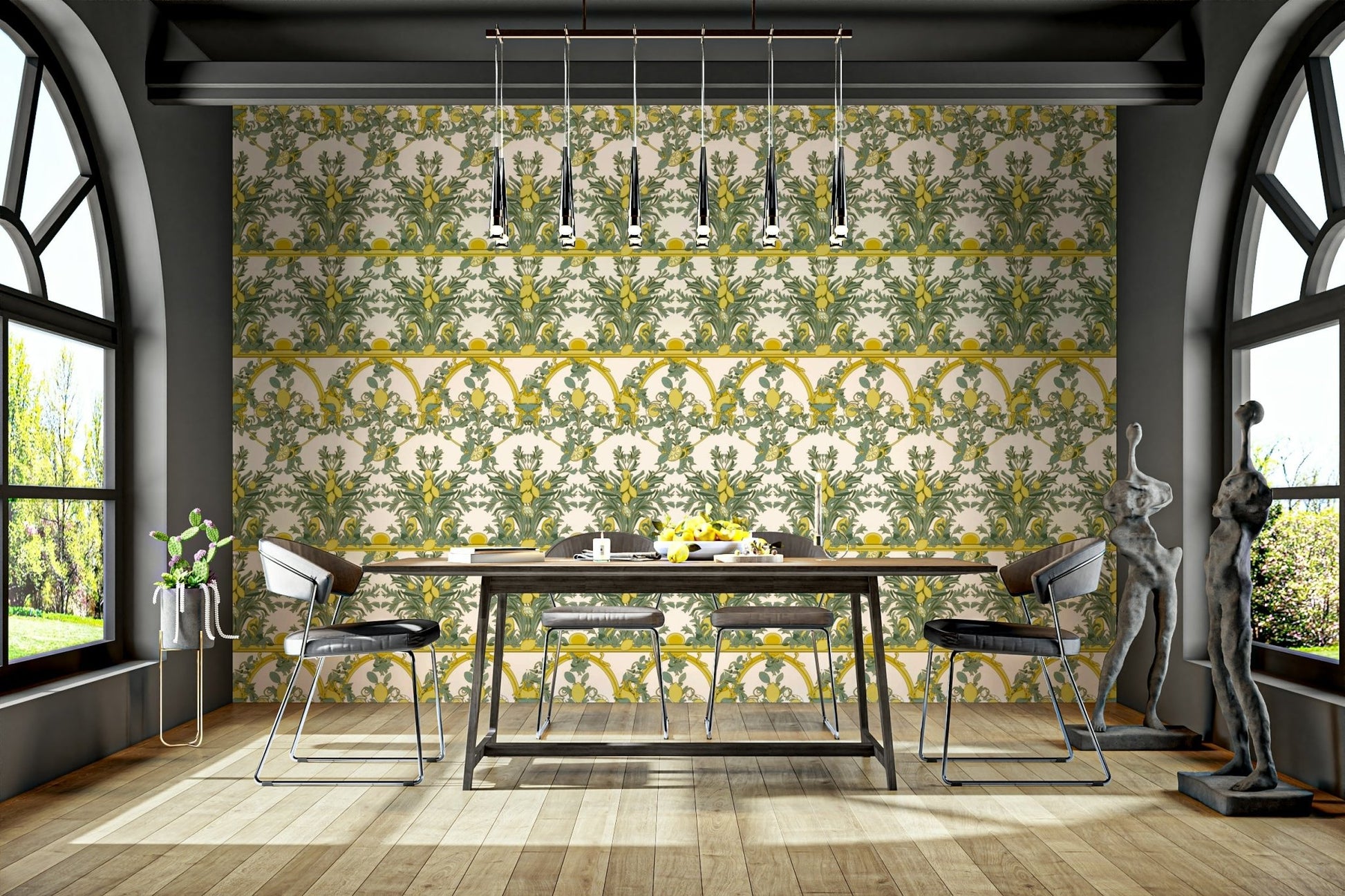 Italian Grotesque with Lemons Wallpaper⁠ GD3984