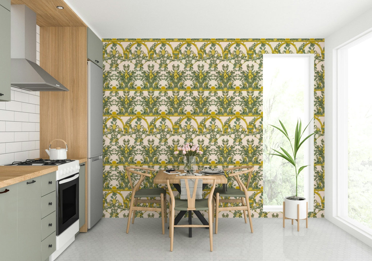 Italian Grotesque with Lemons Wallpaper⁠ GD3984