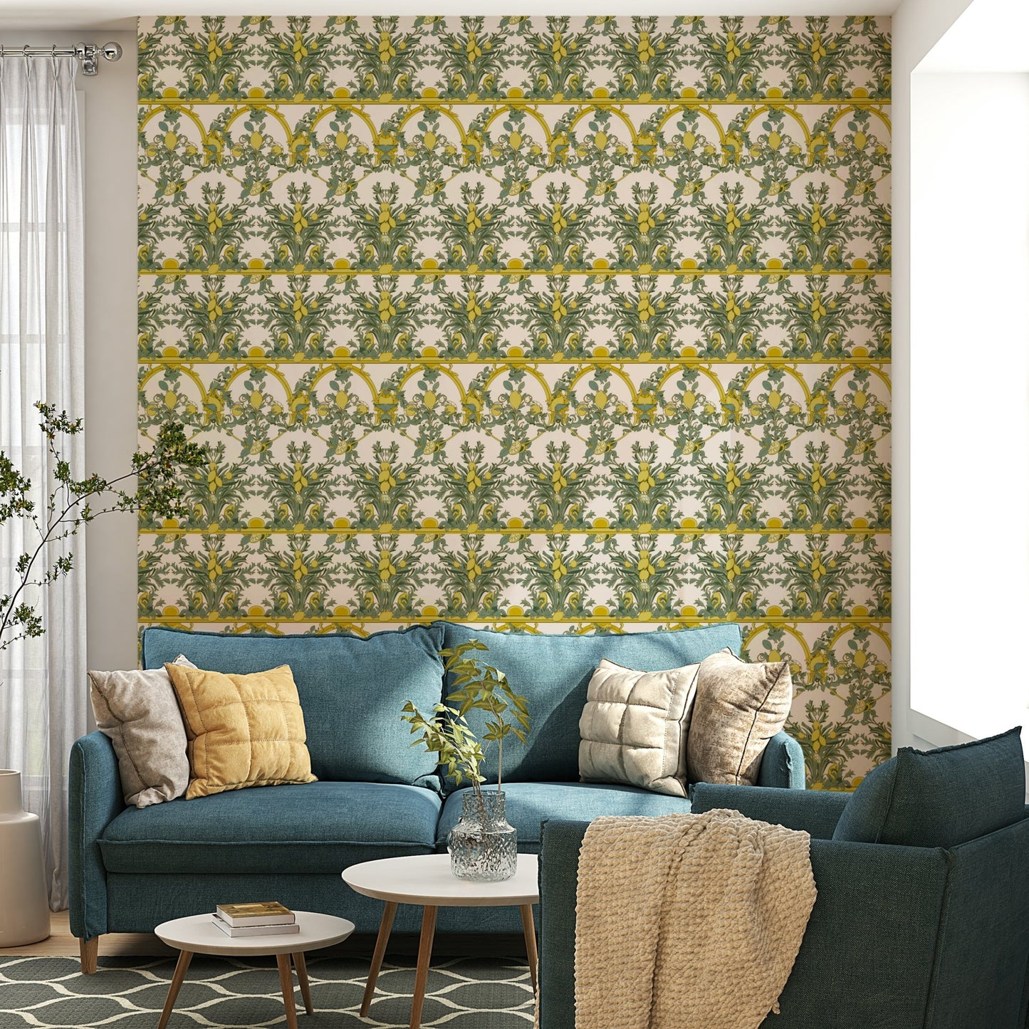 Italian Grotesque with Lemons Wallpaper⁠ GD3984