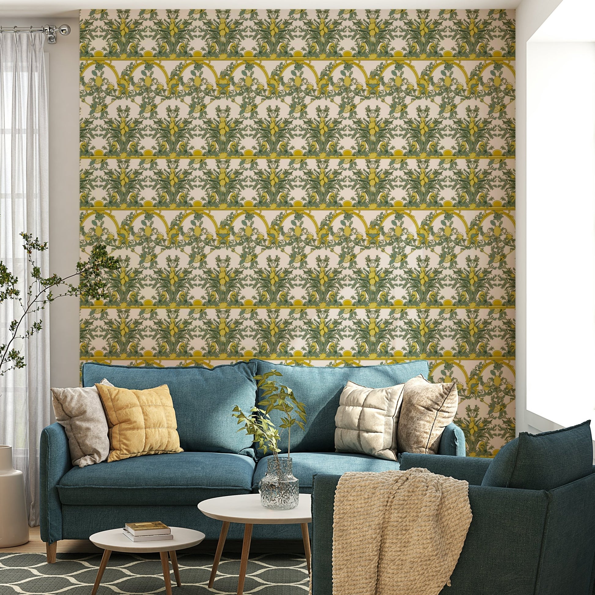 Italian Grotesque with Lemons Wallpaper⁠ GD3984