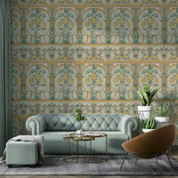 Italian Lemon Garden Mediterranean Elegance  Wallpaper⁠