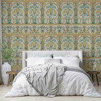 Italian Lemon Garden Mediterranean Elegance  Wallpaper⁠
