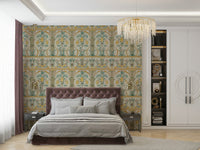 Italian Lemon Garden Mediterranean Elegance  Wallpaper⁠