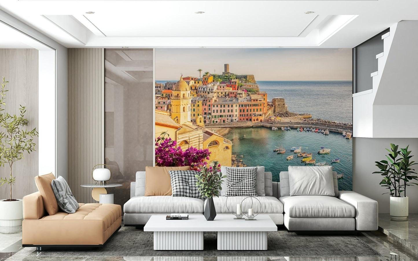 Italian Riviera View Wall Mural