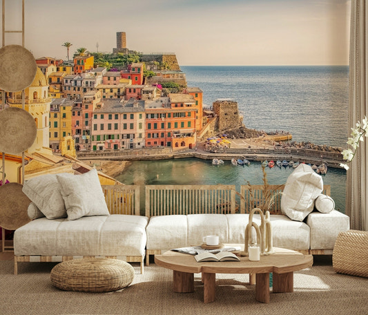 Italian Riviera View Wall Mural