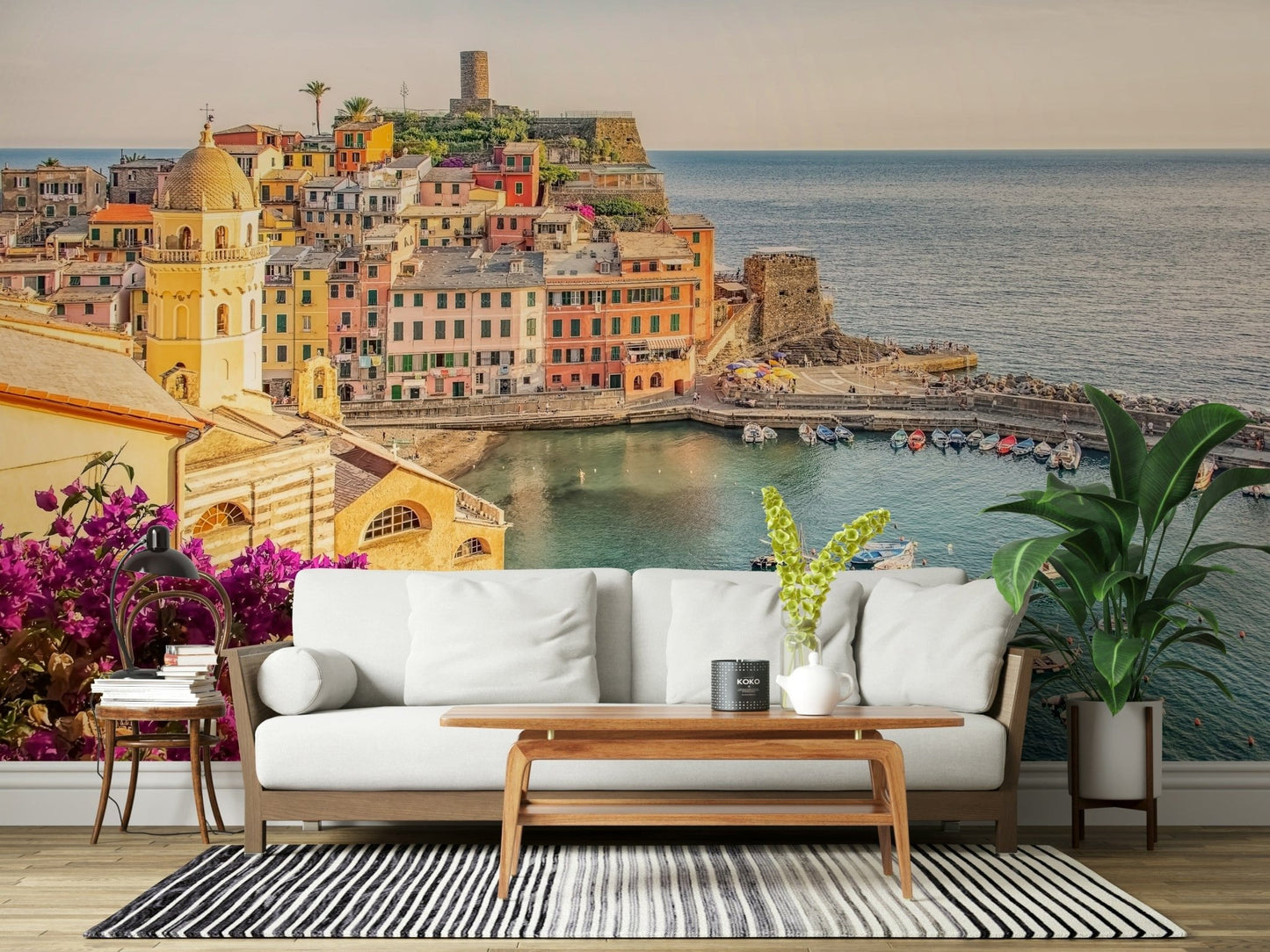 Italian Riviera View Wall Mural
