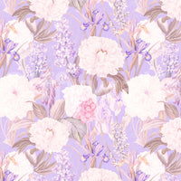 Botanical Ixia wallpaper design








