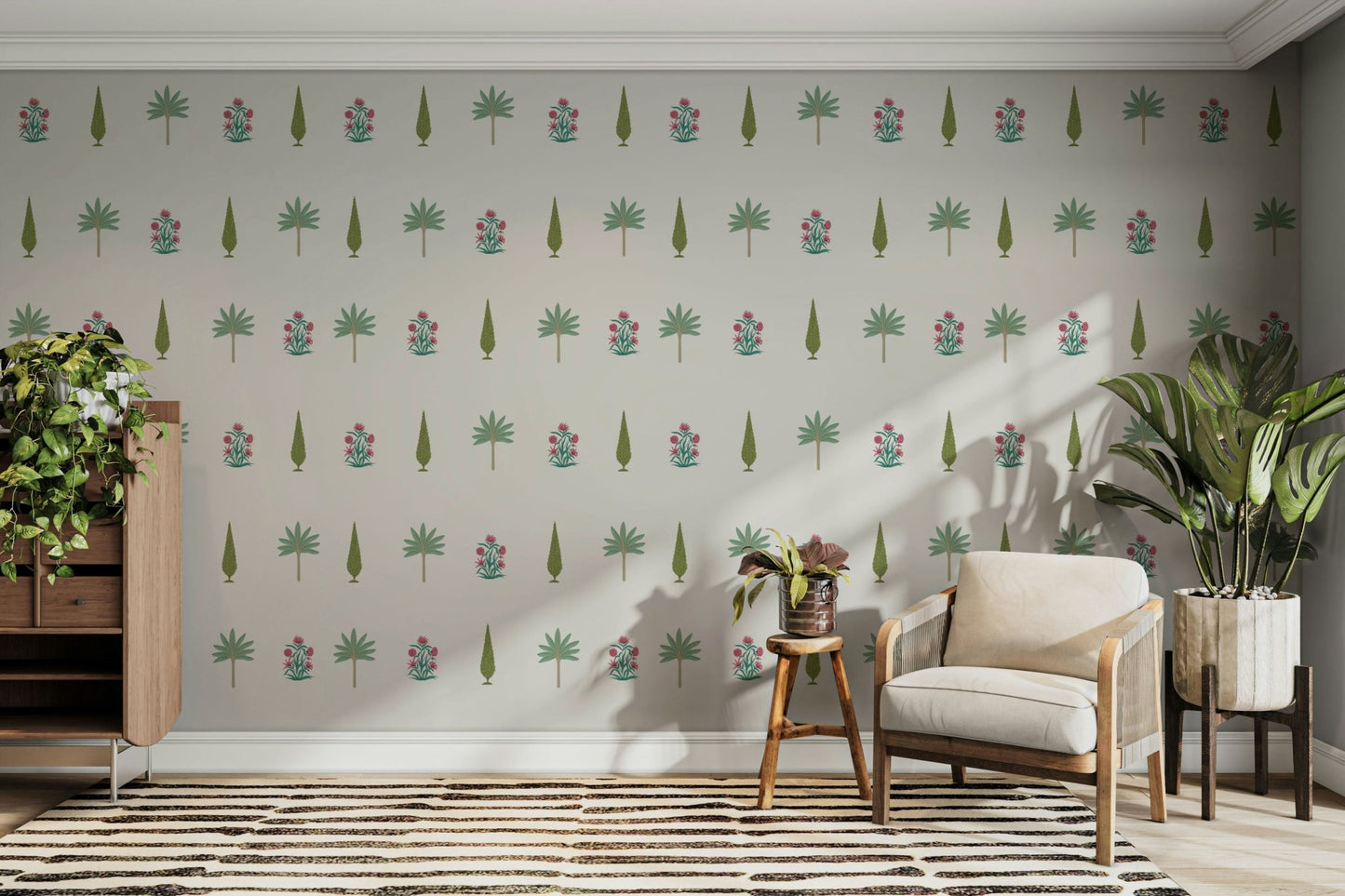 The design feels peaceful and artistic.

