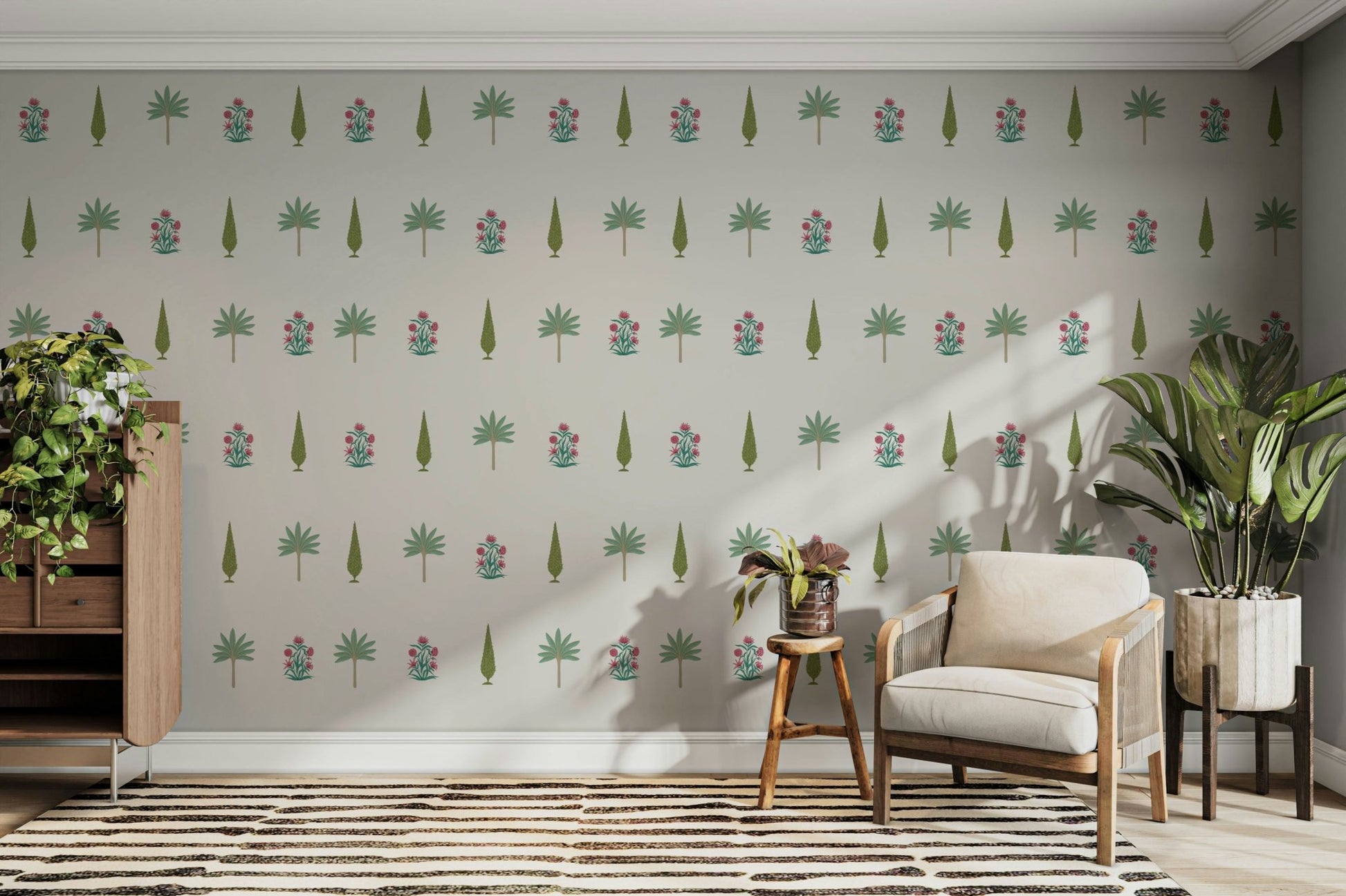 The design feels peaceful and artistic.

