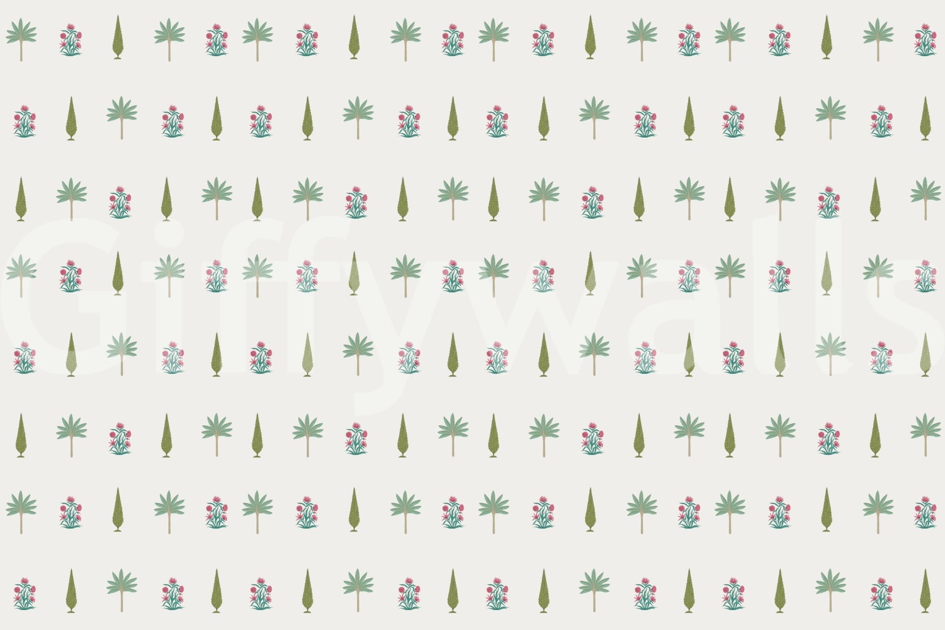 The style is a soft-focus illustration or a painterly design.

