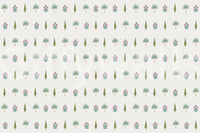 The style is a soft-focus illustration or a painterly design.

