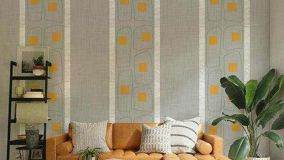 Japandi soft frame lines wallpaper design, GD1054