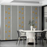 Muted soft frame lines Japandi wallpaper

