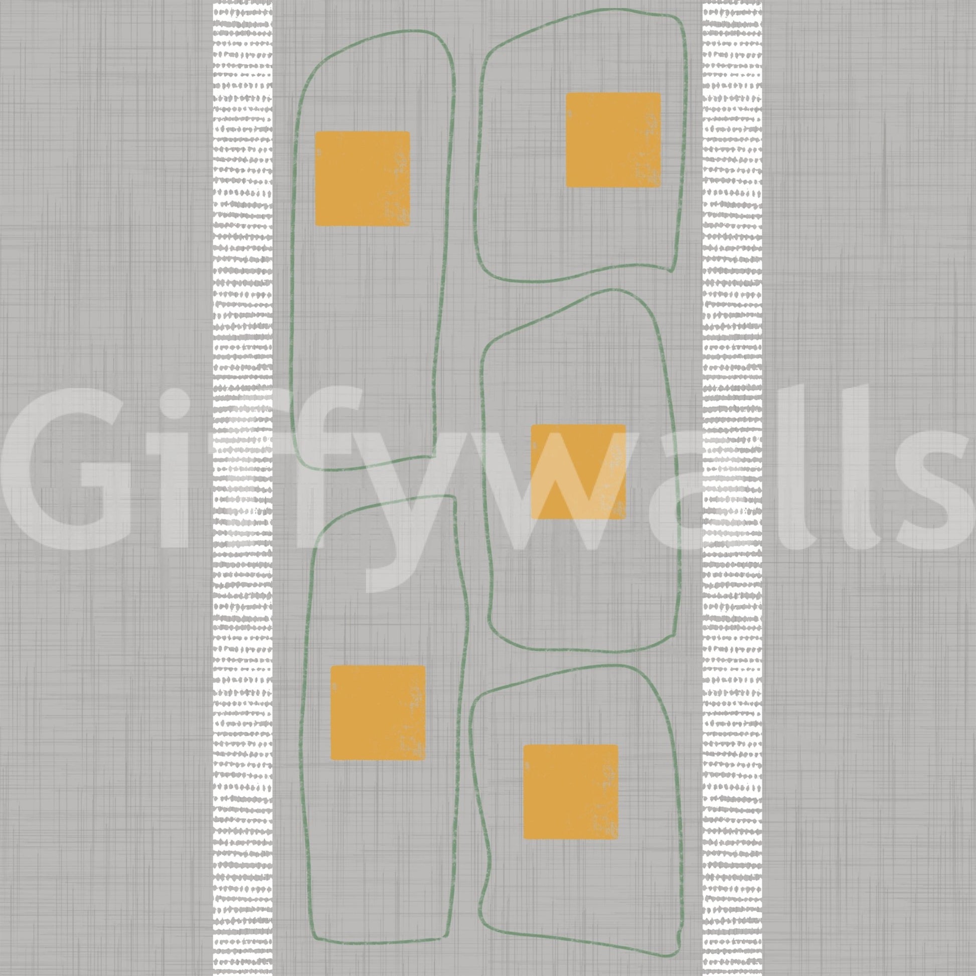 Japandi soft color wallpaper with lines


