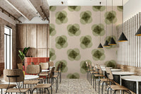An artistic nature inspired mural for home decor.