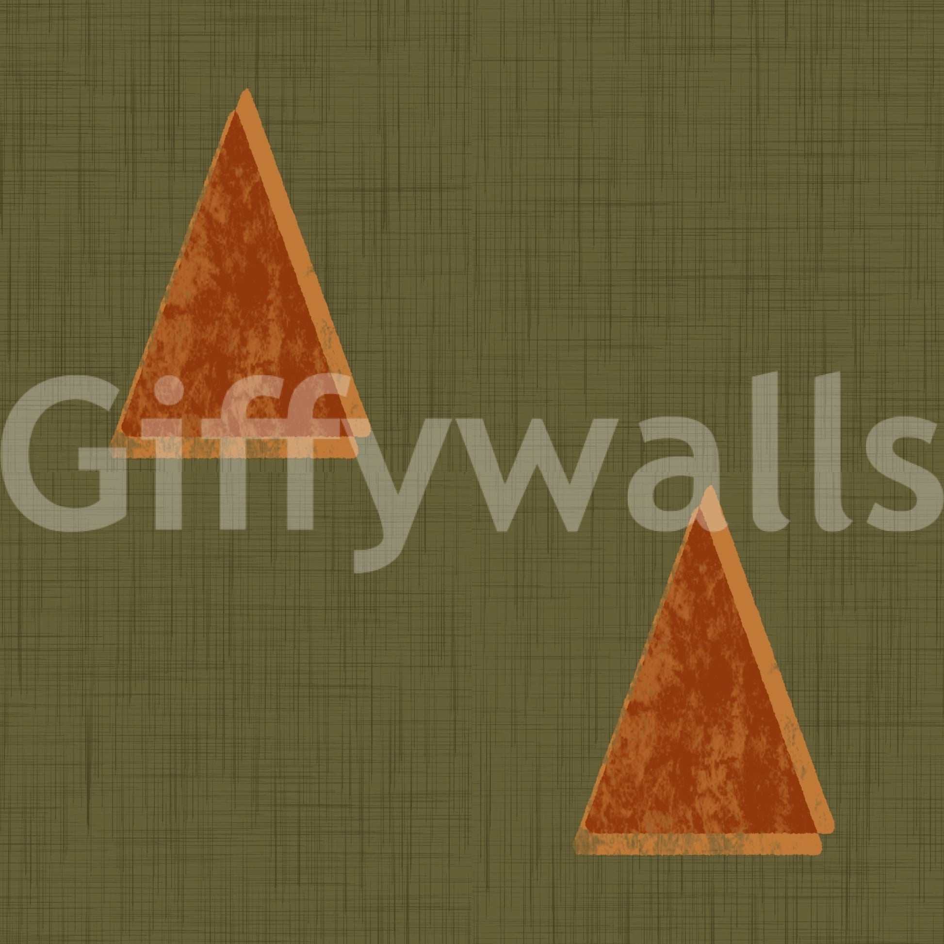 A high-quality serene geometric wall mural for walls.