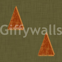 A high-quality serene geometric wall mural for walls.