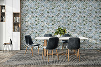 Japanese art inspired wallpaper

