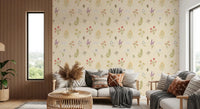 Wildflowers Collection wallpaper with floral sprigs and fern forms⁠GD9208