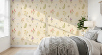 Bedroom with Jardin des Fleurs wallpaper and soft floral sprigs⁠GD9208